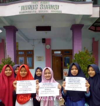 khamal copy Cegah Corona, Puluhan Anak Melarang Orang Tuanya Menjenguk Ke Panti.