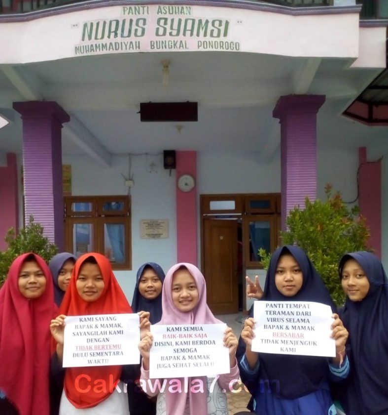 khamal copy Cegah Corona, Puluhan Anak Melarang Orang Tuanya Menjenguk Ke Panti.