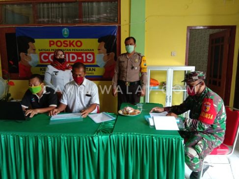 Foto: Satgas Covid-19 Kelurahan Tonatan Ponorogo