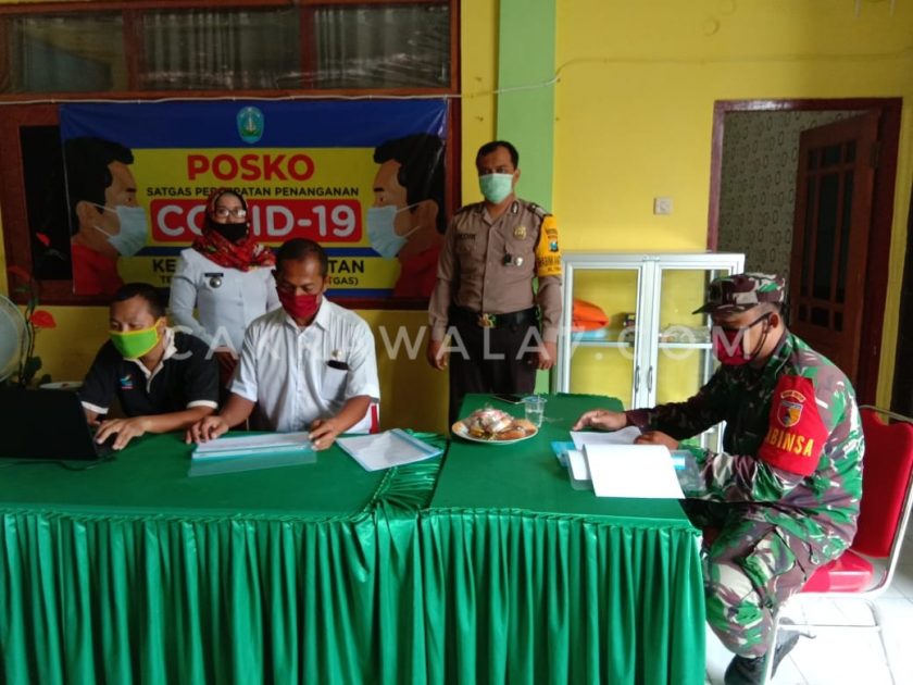 Foto: Satgas Covid-19 Kelurahan Tonatan Ponorogo