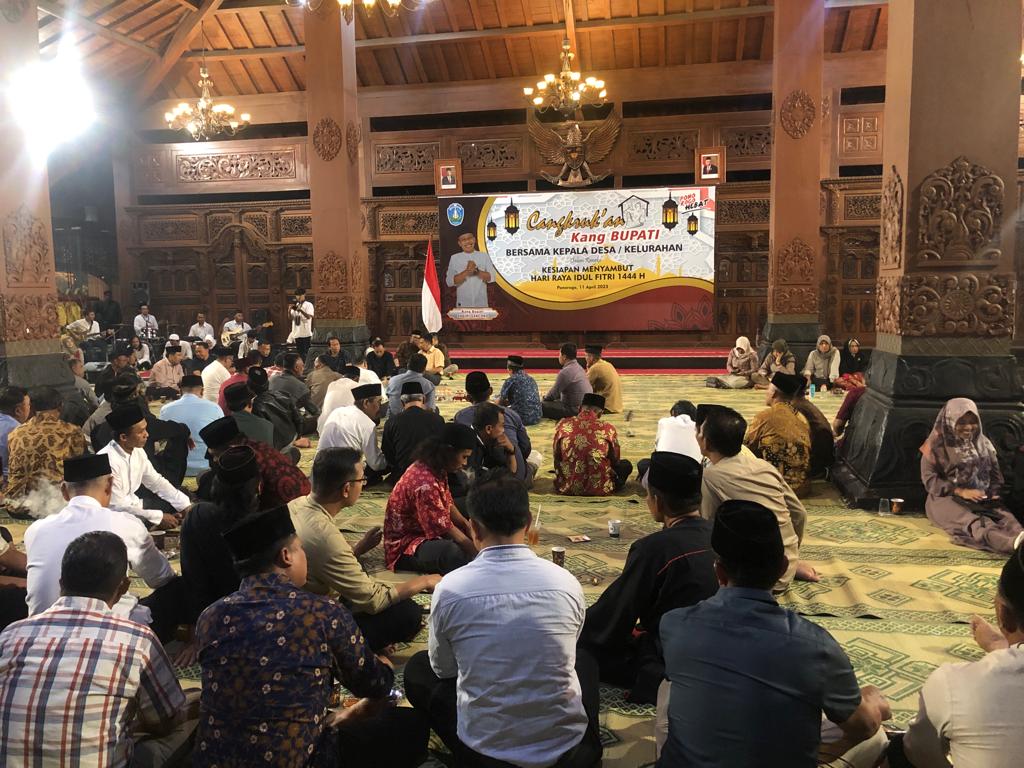 Perkuat Sinergitas Pemkab dan Pemdes, Bupati Sugiri Adakan Cangkrukan dengan Kades 