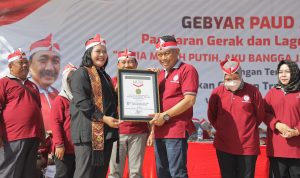 Gerak dan Lagu 17 Ribu Anak PAUD dan TK di Ponorogo Pecahkan Rekor MURI
