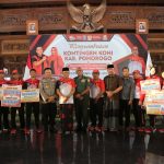 Sumringrah, Atlet Ponorogo Peraih Medali Porprov Jatim 2023 Terima Bonus